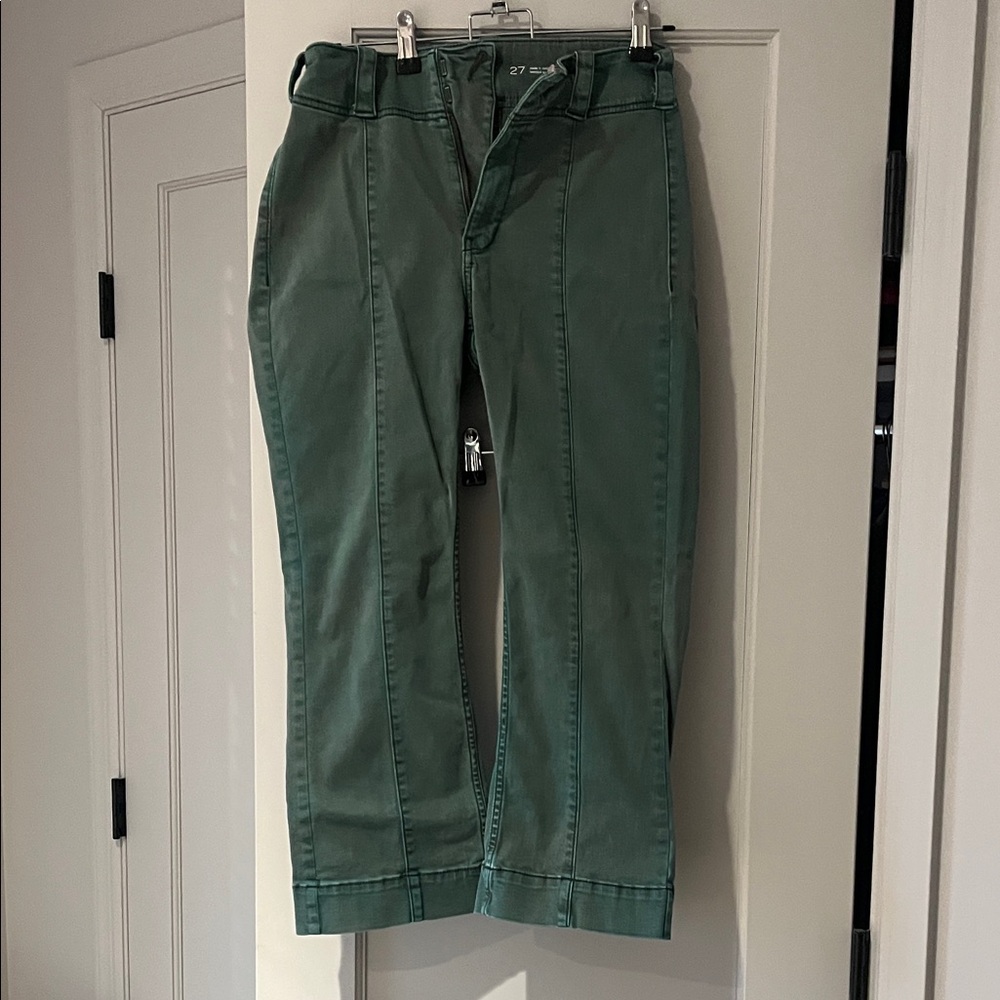 Pilcro slim Crop 70s Green Pant